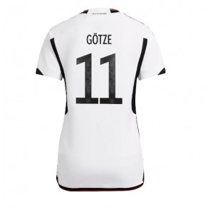 Niemcy Mario Gotze #11 Koszulka Podstawowych Kobiety MŚ 2022 Krótki Rękaw